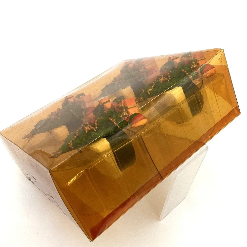 Dillards Set‎ of 4 Christmas Tree Candle Holders Tabletop Decor New